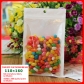 5 pcs Food Grade 3-side Pearlized Jewelry Packaging Bag Ziplock Plastic Bags Supplies